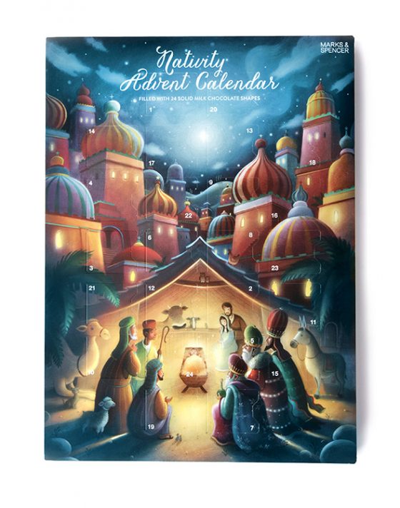 Marks and Spencer Advent Calendar. Richard Johnson illustrator.