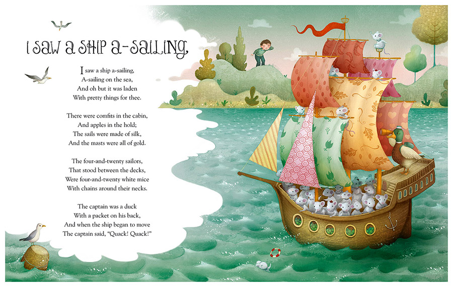 Nursery Rhyme Illustrations - Richard Johnson Illustrator