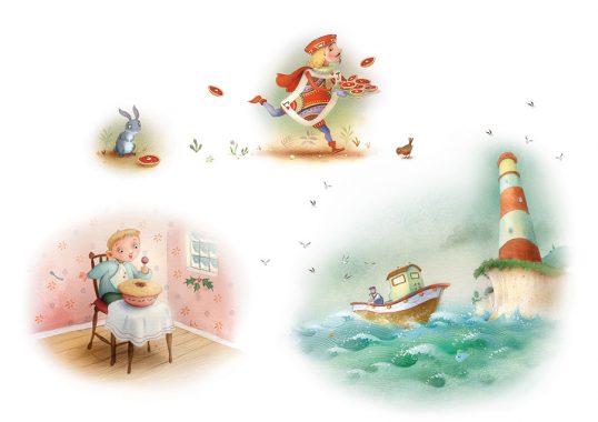 Nursery Rhyme Illustrations - Richard Johnson Illustrator