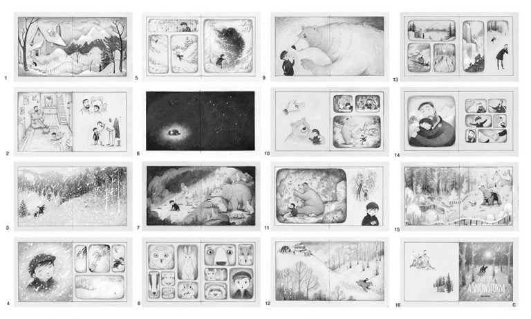 Storyboard – Once upon a Snowstorm