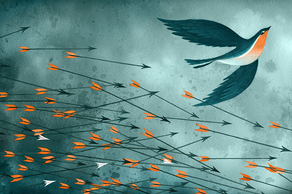 Migration - Free as a Bird by Richard Johnson Illustrator